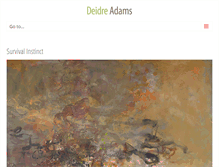 Tablet Screenshot of abstractions.deidreadams.com